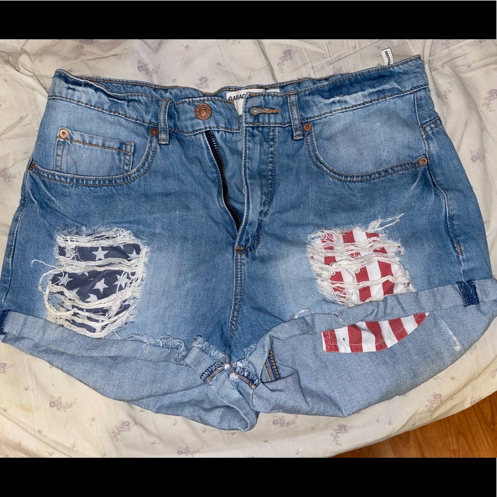Garage Mid-High rise Denim Short